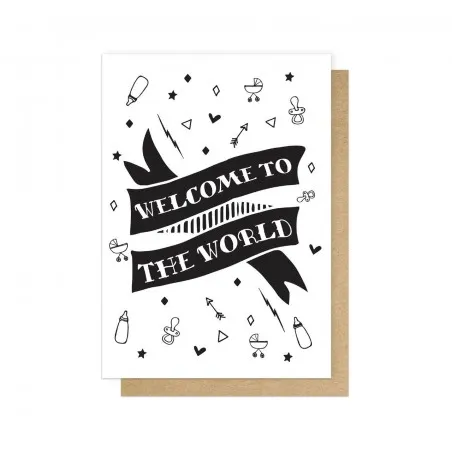 Welcome to the World Greetings Card Congratulations &pound;3.00 product_features