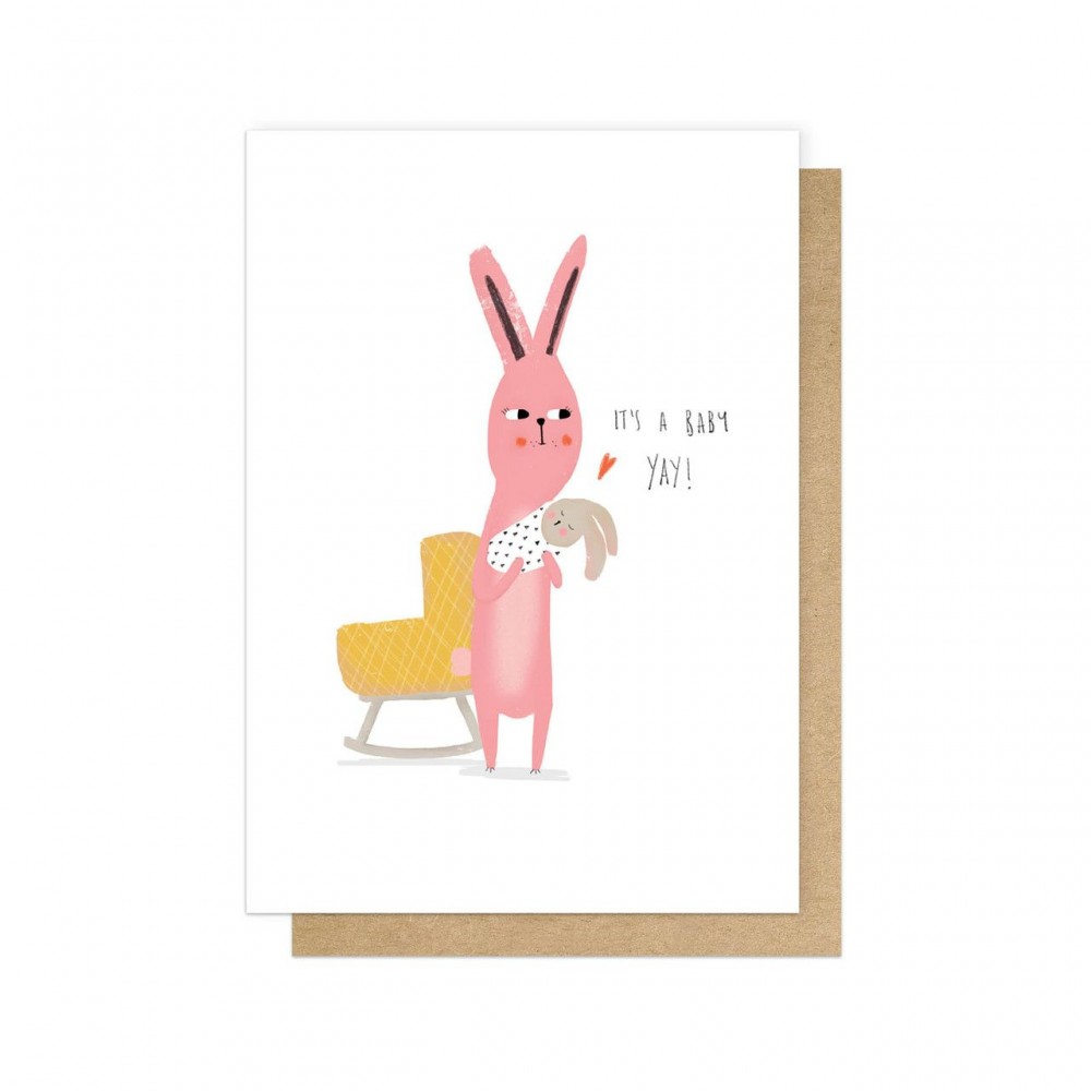 It's a Baby Yay Greetings Card  Congratulations £3.00      product_features