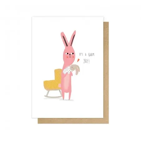 It's a Baby Yay Greetings Card  Congratulations £3.00      product_features