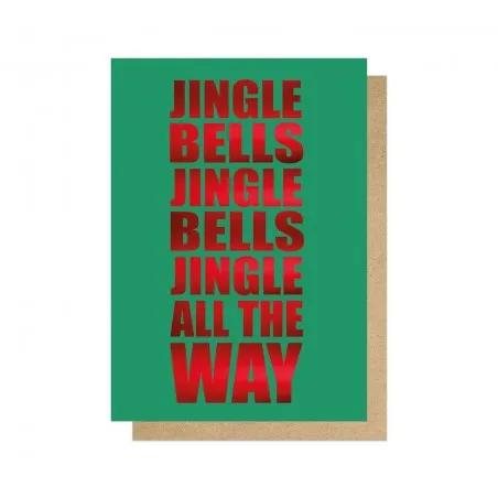Jingle All the Way Christmas Card Christmas Cards &pound;3.00 product_features