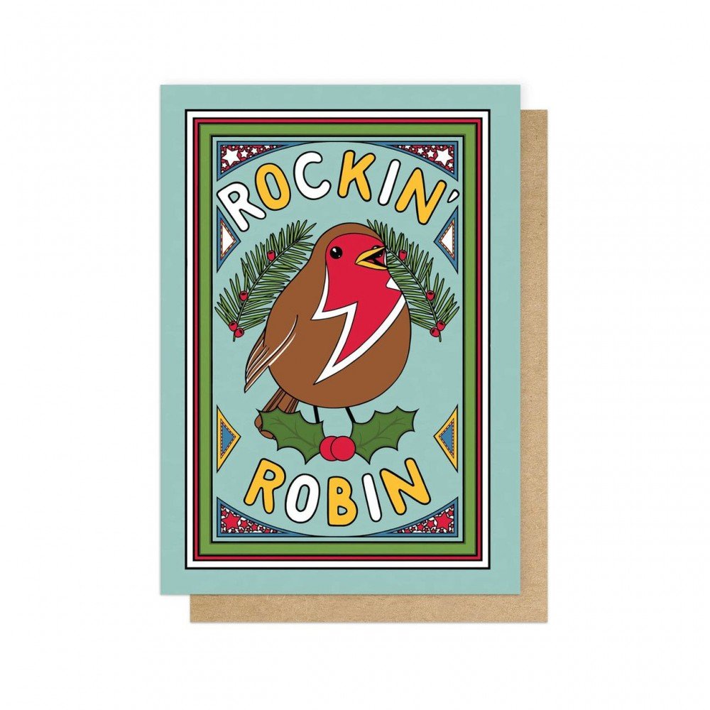 Rockin' Robin Christmas Card  Christmas Cards £3.00      product_features
