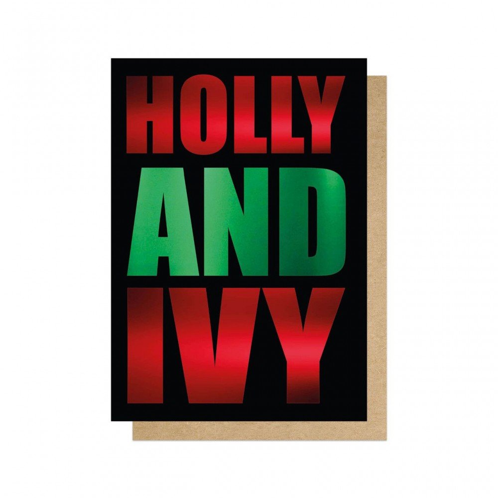 Holly and Ivy Christmas Card Christmas Cards £3.00