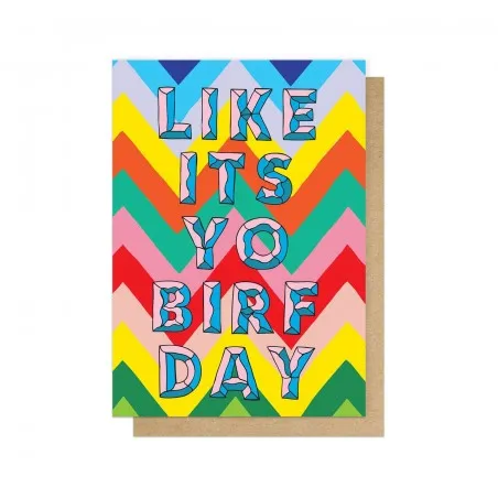 It's Yo Birf Day Birthday Greetings Card  Birthday Cards £3.00      product_features