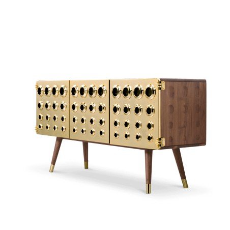 Monocles Sideboard delightfull Designer Furniture &pound;12,500.00 Walnut Gold Plated product_features