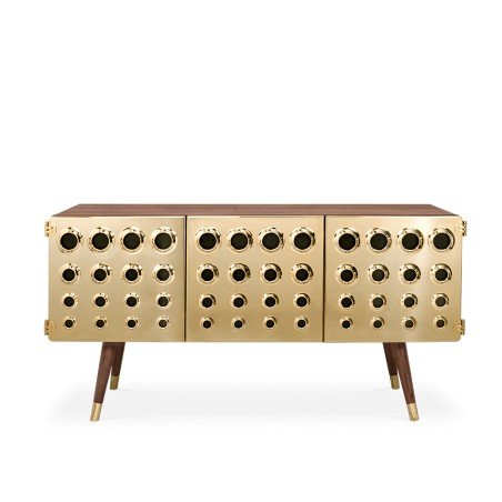 Monocles Sideboard delightfull Designer Furniture &pound;12,500.00 Walnut Gold Plated product_features