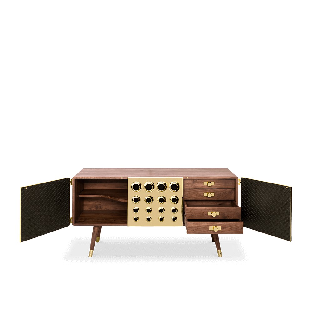 Monocles Sideboard delightfull Designer Furniture £12,500.00 Walnut Gold Plated product_features