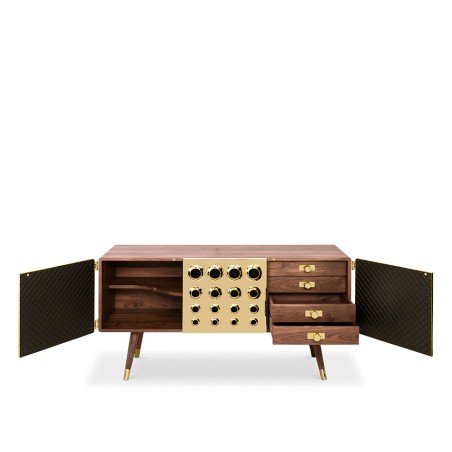 Monocles Sideboard delightfull Designer Furniture &pound;12,500.00 Walnut Gold Plated product_features