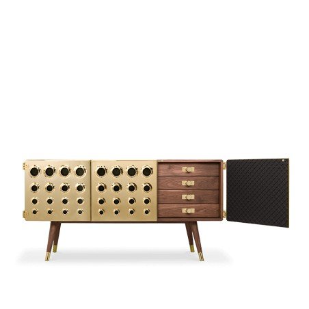 Monocles Sideboard delightfull Designer Furniture &pound;12,500.00 Walnut Gold Plated product_features