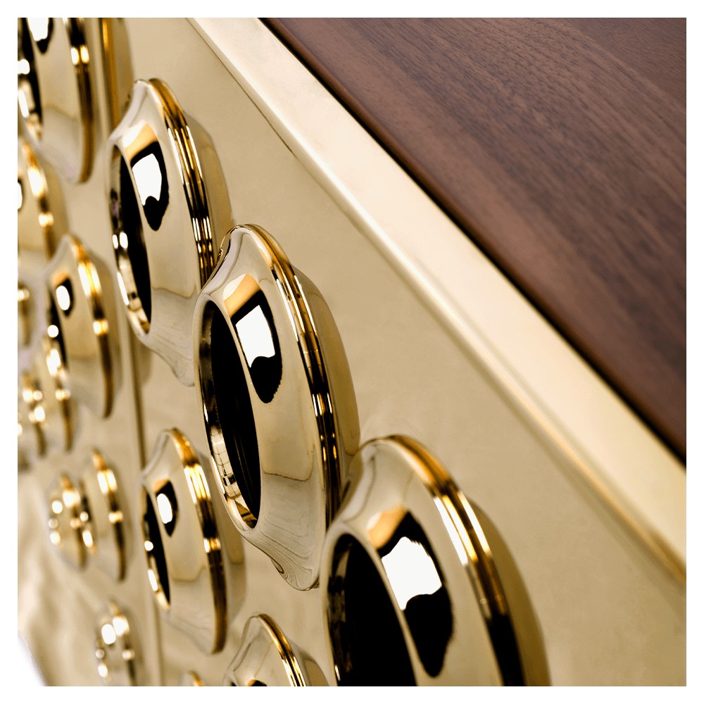 Monocles Sideboard delightfull Designer Furniture £12,500.00 Walnut Gold Plated product_features