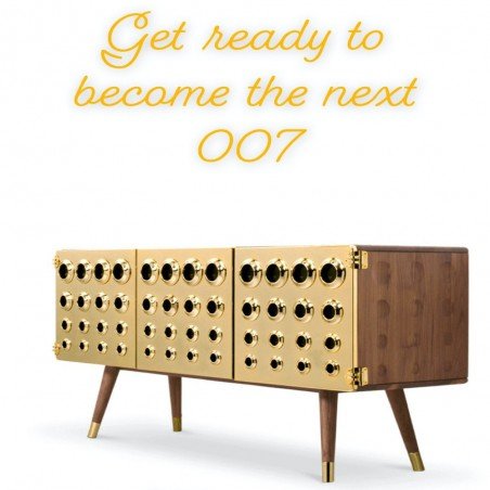 Monocles Sideboard delightfull Designer Furniture &pound;12,500.00 Walnut Gold Plated product_features