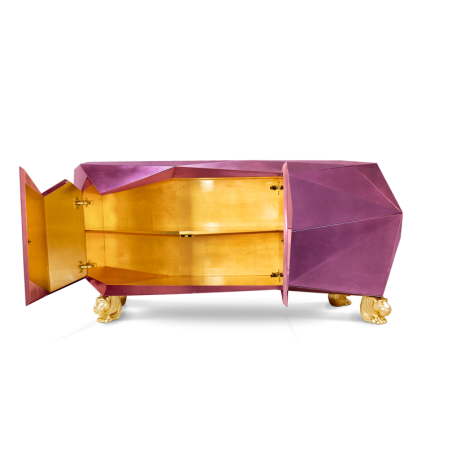 Amethyst Diamond Cut Purple Sideboard Designer Furniture delightfull £23,000.00 Store UK, US, EU, AE,BE,CA,DK,FR,DE,IE,IT,MT,...