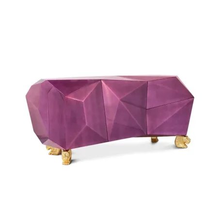 Amethyst Diamond Cut Purple Sideboard Boca Do Lobo Designer Furniture &pound;21,083.00 Walnut Gold Plated product_features