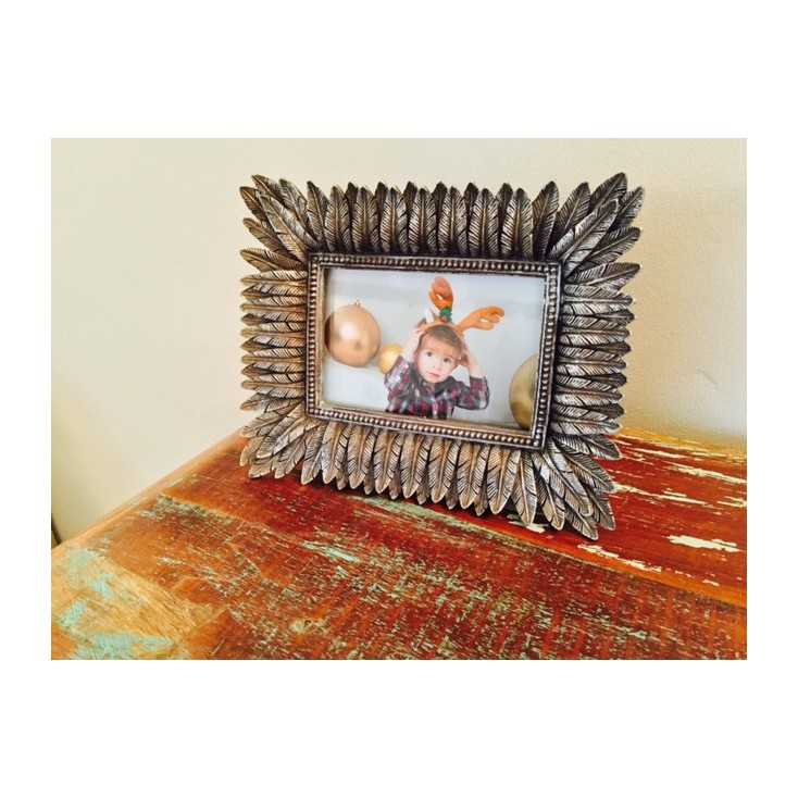 Silver Feather Photo Frame Home Smithers of Stamford £ 28.00 Store UK, US, EU, AE,BE,CA,DK,FR,DE,IE,IT,MT,NL,NO,ES,SE