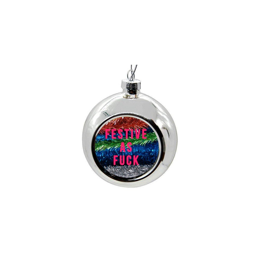 Festive as F_CK Bauble Smithers Christmas Gifts £15.00 product_features