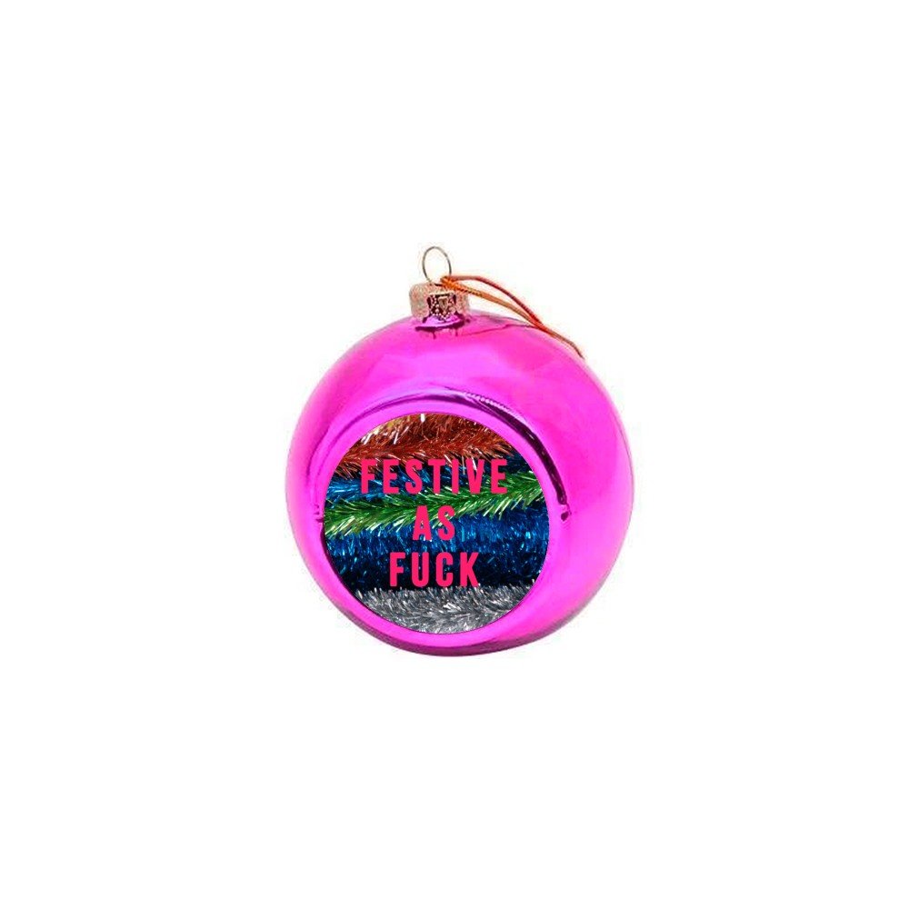Festive as F_CK Bauble Smithers Christmas Gifts £15.00 product_features