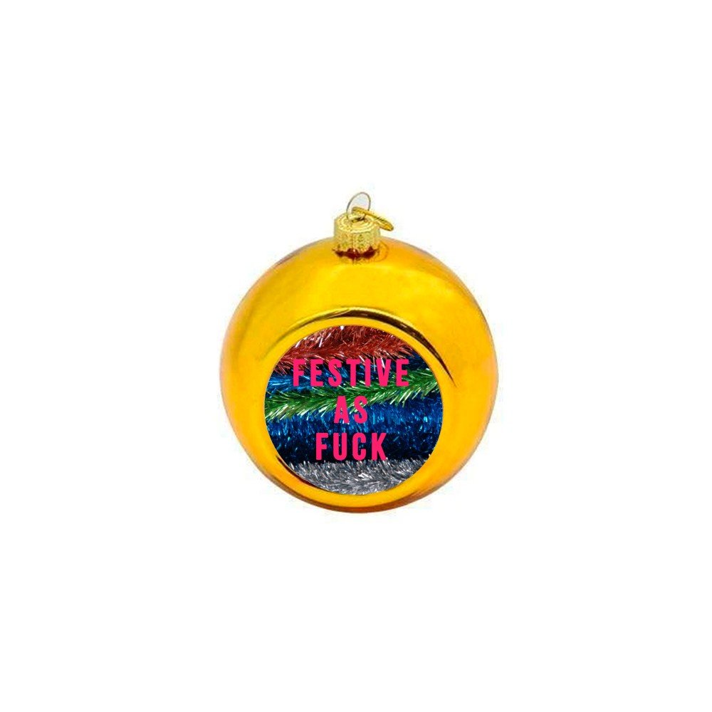 Festive as F_CK Bauble Smithers Christmas Gifts £15.00 product_features