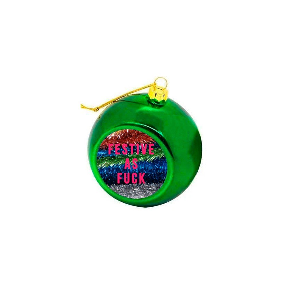 Festive as F_CK Bauble Smithers Christmas Gifts £15.00 product_features