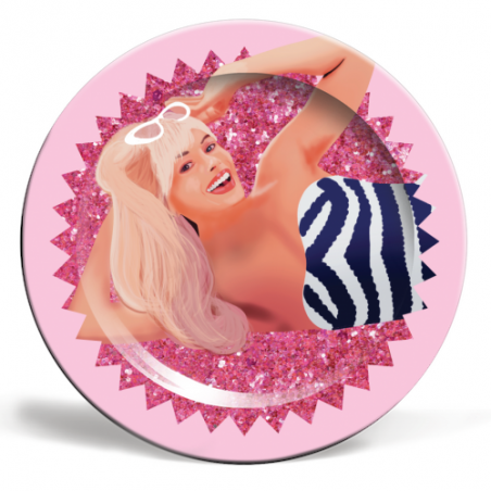 Barbie Art Plate Christmas Gifts  £29.00 Store UK, US, EU, AE,BE,CA,DK,FR,DE,IE,IT,MT,NL,NO,ES,SEBarbie Art Plate product_red...