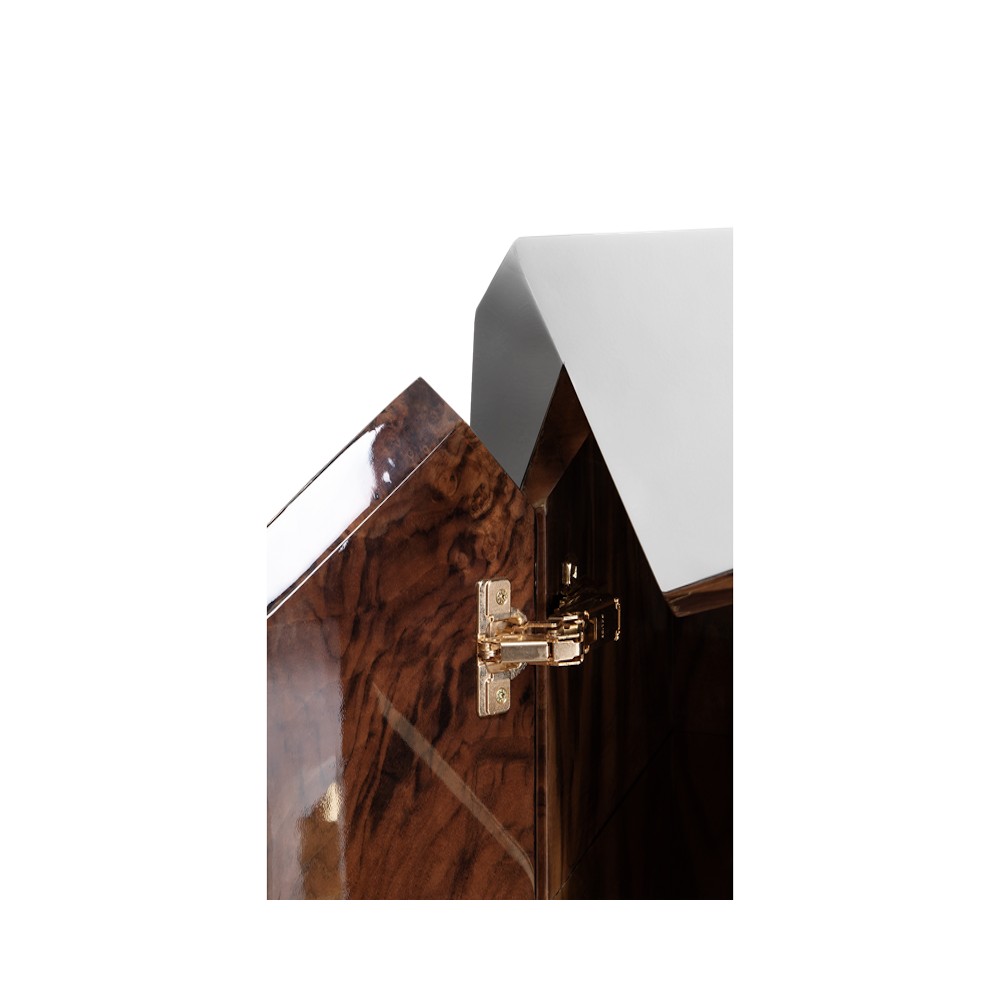 Pyrite Diamond Cut Purple Sideboard delightfull Designer Furniture £3,000.00 Oak Veneer Brass product_features