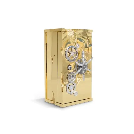 California Gold Rush - Millionaire Gold luxury Safe Vault Designer Furniture £38,500.00 Mahogany Gold Plated product_features