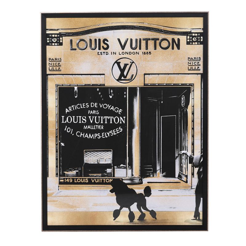 Louis Vuitton Framed Print Vintage Wall Art  £299.00 Store UK, US, EU, AE,BE,CA,DK,FR,DE,IE,IT,MT,NL,NO,ES,SELouis Vuitton Fr...