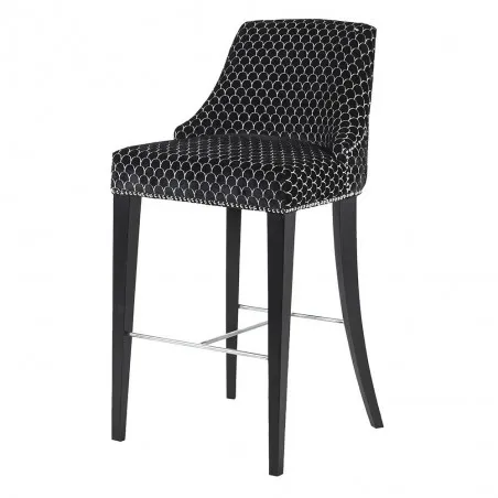 ART DECO Black Pattern Bar Stool Smithers Bar Stools &pound;458.00 Kitchen Diner Steel product_features