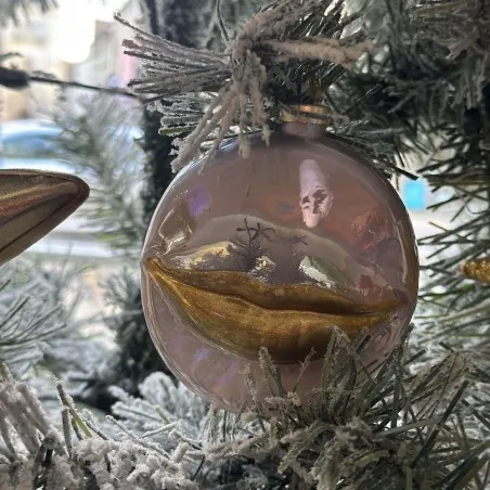 Gold Lips Bauble Baubles £9.00 product_features