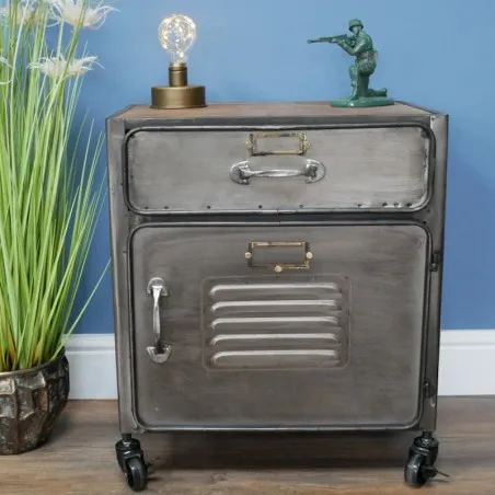 Darkside Bedside Table Smithers Industrial Furniture £165.00 Bedroom Iron product_features