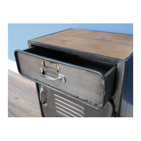 Darkside Bedside Table Industrial Furniture Smithers of Stamford £180.00 Store UK, US, EU, AE,BE,CA,DK,FR,DE,IE,IT,MT,NL,NO,E...