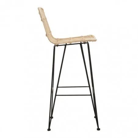 Natural Rattan Bar Stools Smithers Retro Furniture £145.00 Bar Wicker Iron product_features