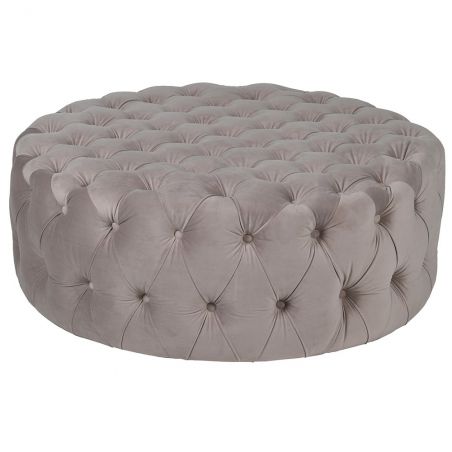 Grey Button Velvet Ottoman XL Footstools £850.00 Store UK, US, EU, AE,BE,CA,DK,FR,DE,IE,IT,MT,NL,NO,ES,SEGrey Button Velvet ...