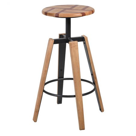 Wooden Barstool with Foot Rest Bar Stools Smithers of Stamford £90.00 Store UK, US, EU, AE,BE,CA,DK,FR,DE,IE,IT,MT,NL,NO,ES,S...