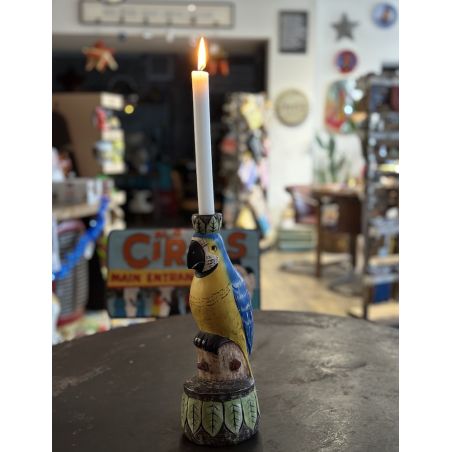 Parrot Candle Stick Retro Gifts Smithers of Stamford £63.00 Store UK, US, EU, AE,BE,CA,DK,FR,DE,IE,IT,MT,NL,NO,ES,SEParrot Ca...
