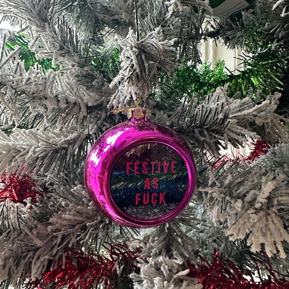 Festive as F_CK Bauble Smithers Christmas Gifts £15.00 product_features