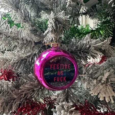 Festive as F_CK Bauble Smithers Christmas Gifts £15.00 product_features