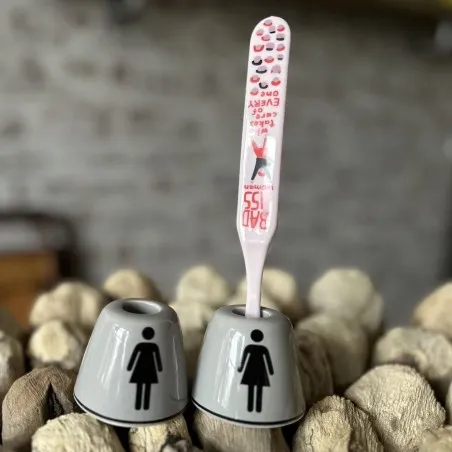 His & Hers ToothBrush Holder X2 Retro Ornaments &pound;30.00 product_features