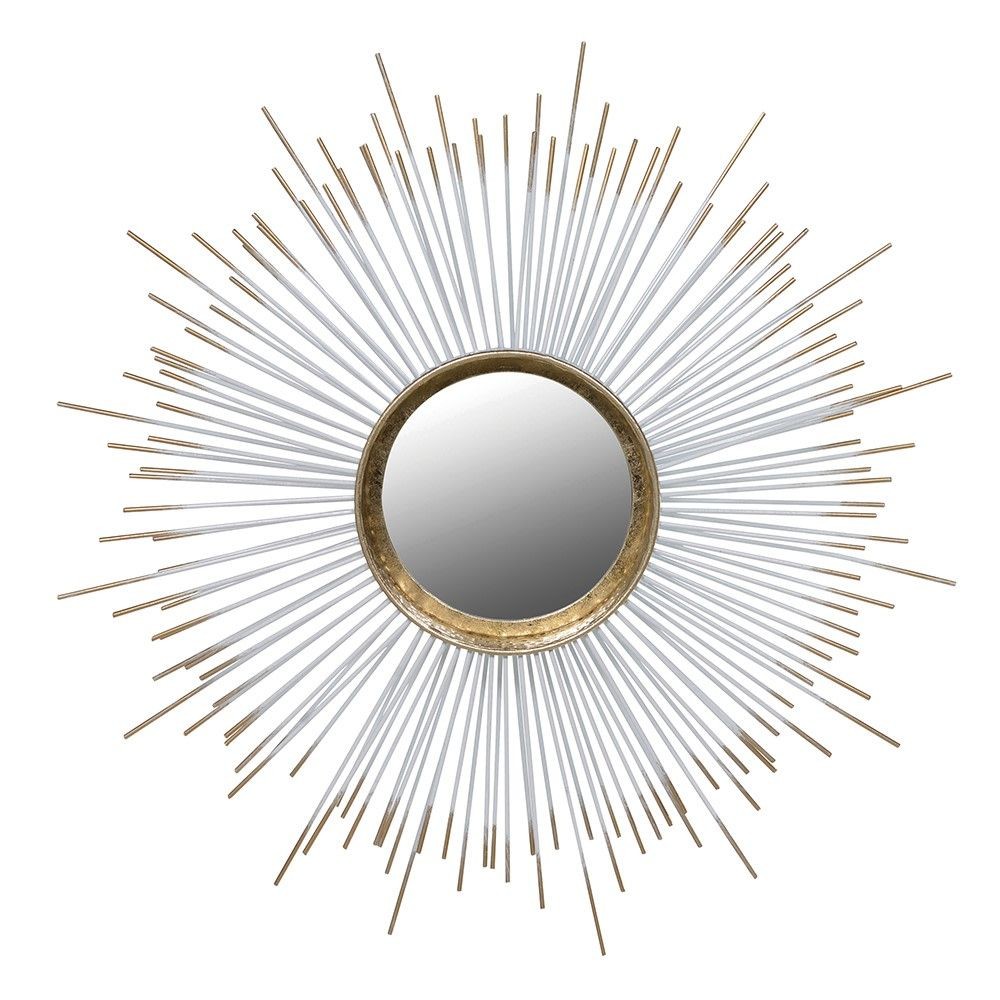 Small Gold, Silver Spiked Sunburst Mirror Smithers Living Room £55.00 product_features