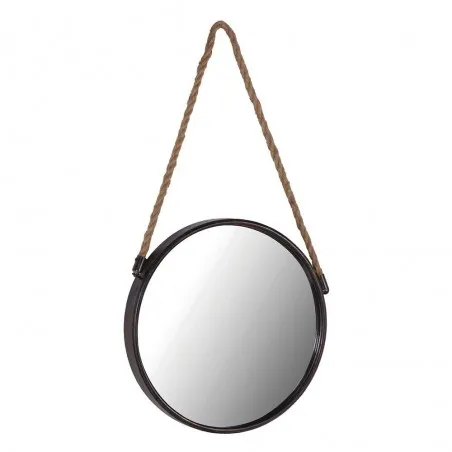 Black Round Rope Mirror Smithers Office £50.00 product_features