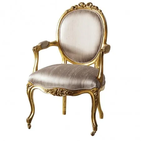 French Style Boudoir Louis XV Gold Armchair Smithers Sofas and Armchairs £549.00 product_features