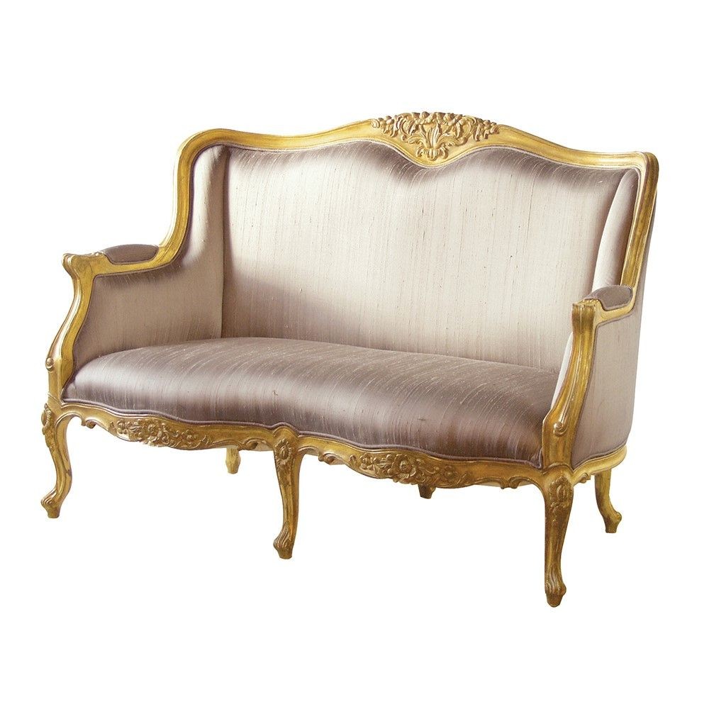 French Style Boudoir Louis XV Gold Library Sofa Smithers Sofas and Armchairs £1,540.00 product_features