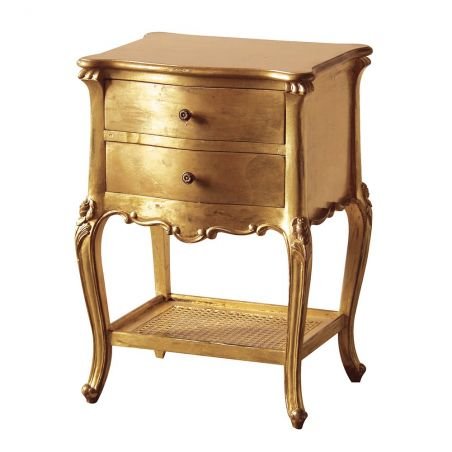French Style Boudoir Louis XV Gold Bedside Table Chest of Drawers £408.00 CHINT2164 French Style Boudoir Louis XV Gold Bedside Table Chest of Drawers £408.00 CHINT2164