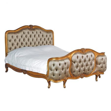 French Style Boudoir Louis XV Gold King Bed 5ft Bedroom Smithers of Stamford £2,400.00 Store UK, US, EU, AE,BE,CA,DK,FR,DE,IE...