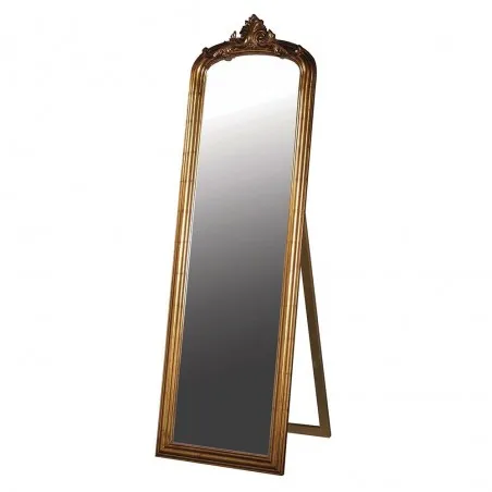 French Style Louis XV Floor Standing Gold Mirror Smithers Bedroom £209.00 product_features