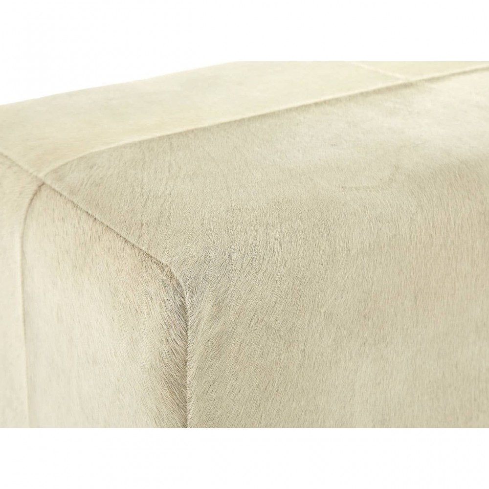 White Cowhide Bench Furniture £642.00