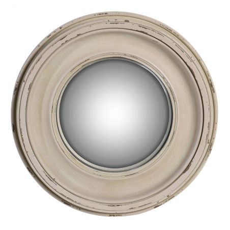 White Concurve Round Mirror Retro Mirrors Smithers of Stamford £35.00 Store UK, US, EU, AE,BE,CA,DK,FR,DE,IE,IT,MT,NL,NO,ES,S...