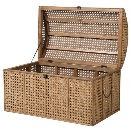 Rattan Storage Trunk Chest Living Room Smithers of Stamford £215.00 Store UK, US, EU, AE,BE,CA,DK,FR,DE,IE,IT,MT,NL,NO,ES,SER...