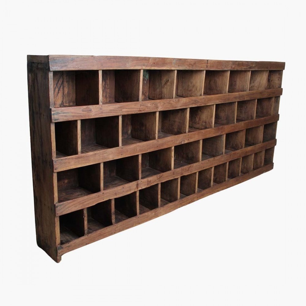 Antique Pigeon Hole Storage Shelving Antique Furniture £1,513.00 Entrance Hall Teak Wood product_features