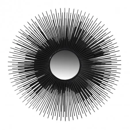 Black Sunburst Mirror Smithers Living Room £275.00 product_features