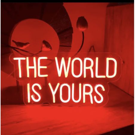 The World IS Yours Neon Sign Wall Art Smithers of Stamford £120.00 Store UK, US, EU, AE,BE,CA,DK,FR,DE,IE,IT,MT,NL,NO,ES,SETh...