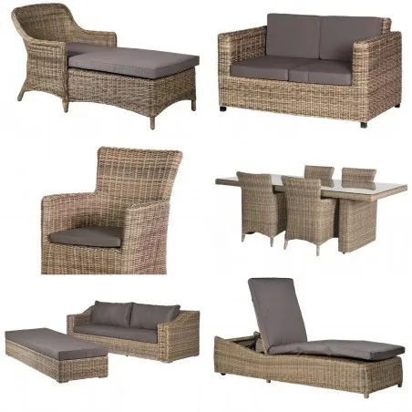 Sorrento Natural Rattan Garden Furniture Set Garden &pound;1,230.00 Rattan product_features